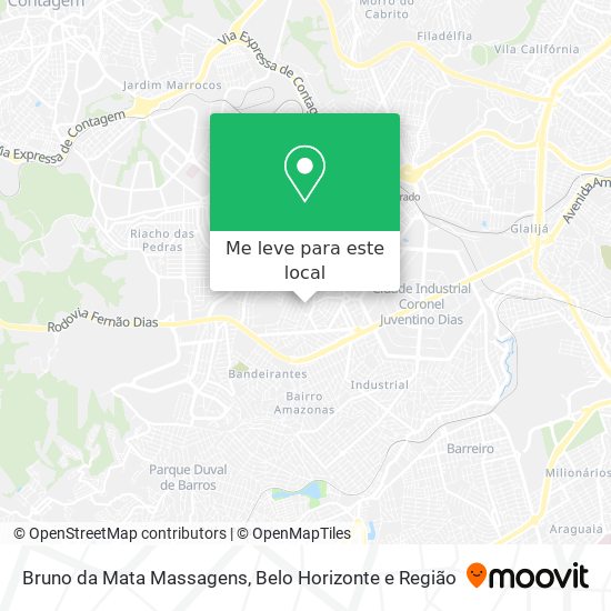 Bruno da Mata Massagens mapa