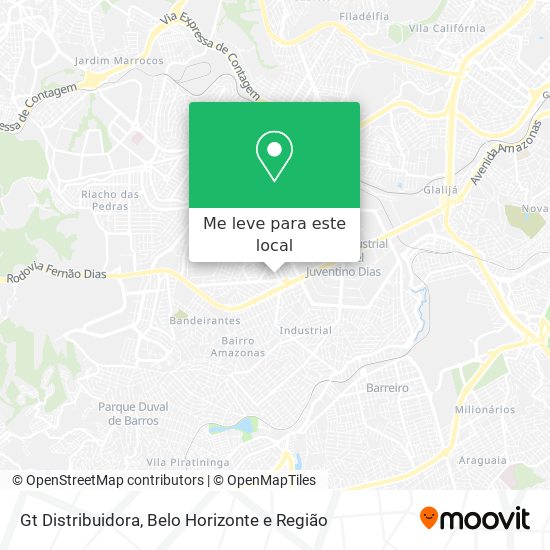 Gt Distribuidora mapa