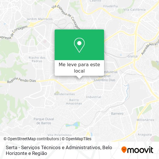 Serta - Serviços Técnicos e Administrativos mapa