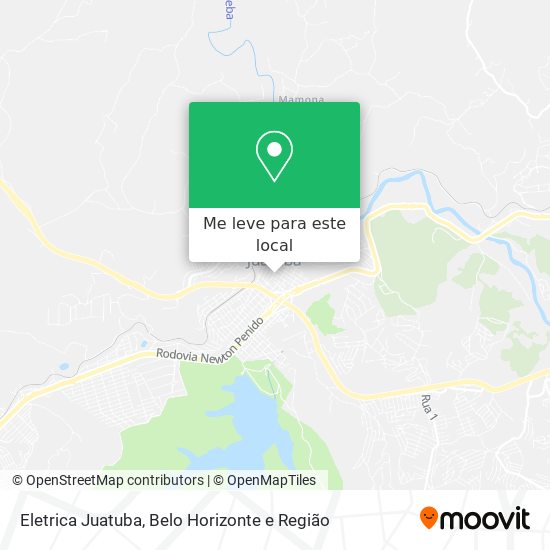 Eletrica Juatuba mapa