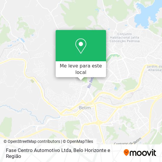 Fase Centro Automotivo Ltda mapa