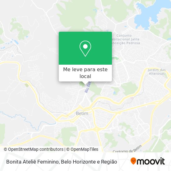 Bonita Ateliê Feminino mapa