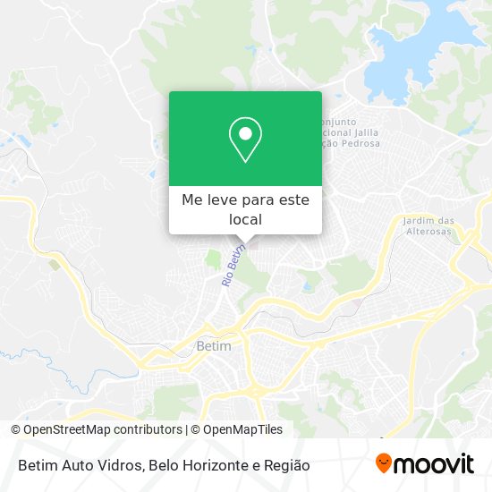 Betim Auto Vidros mapa