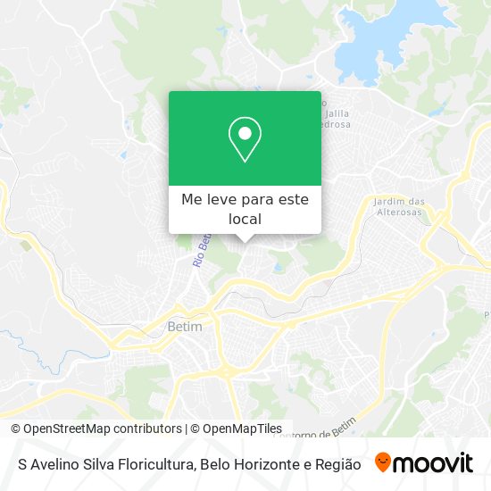 S Avelino Silva Floricultura mapa