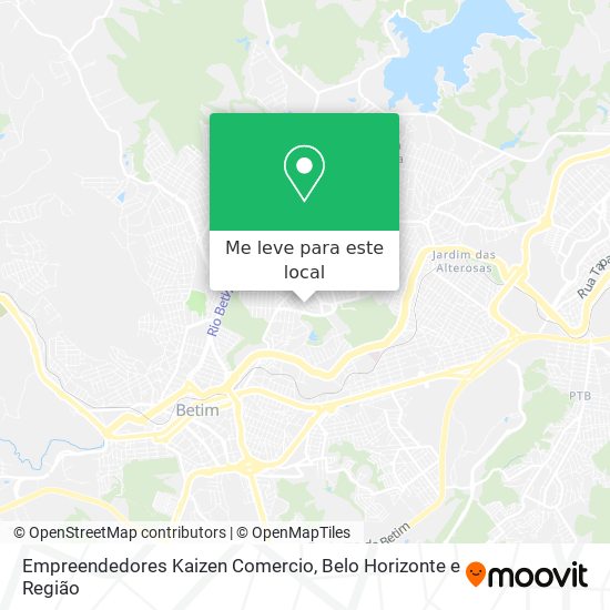 Empreendedores Kaizen Comercio mapa
