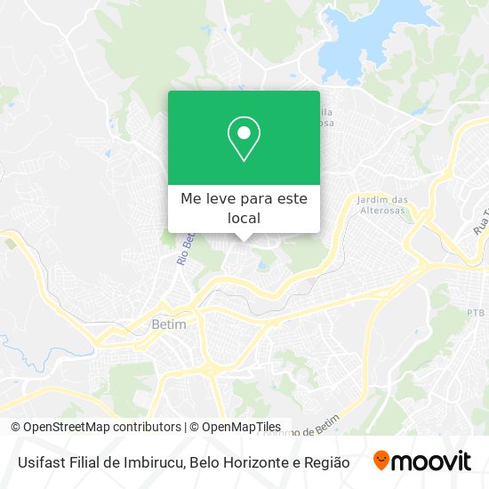 Usifast Filial de Imbirucu mapa