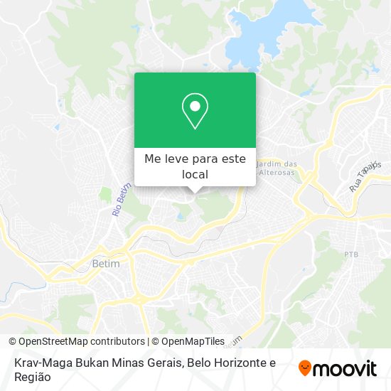 Krav-Maga Bukan Minas Gerais mapa