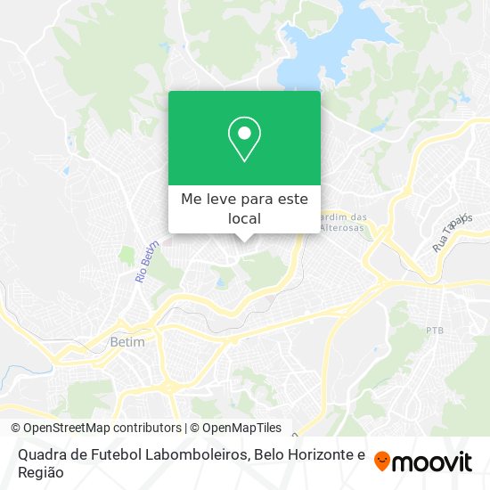 Quadra de Futebol Labomboleiros mapa
