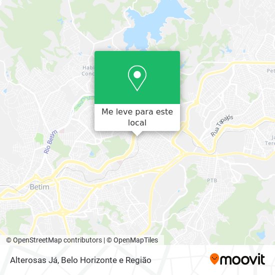 Alterosas Já mapa