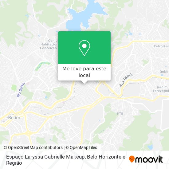 Espaço Laryssa Gabrielle Makeup mapa