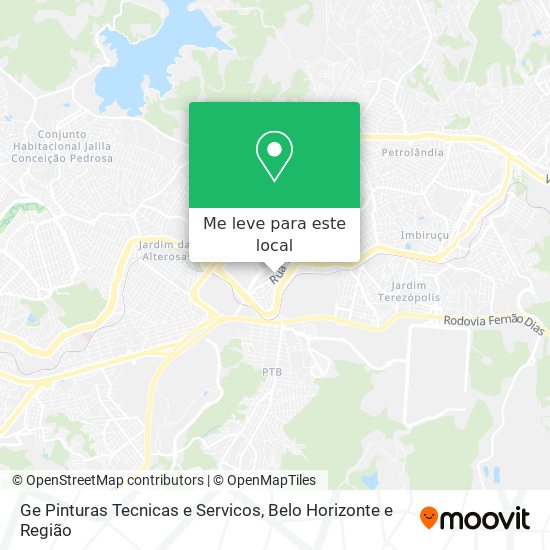 Ge Pinturas Tecnicas e Servicos mapa