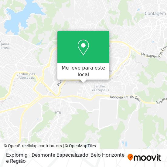 Explomig - Desmonte Especializado mapa