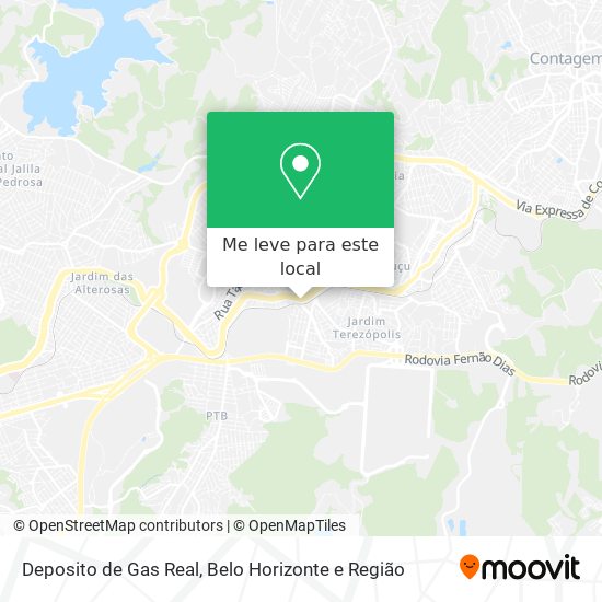 Deposito de Gas Real mapa