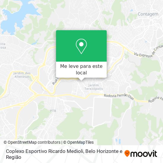 Coplexo Esportivo Ricardo Medioli mapa