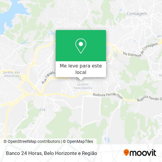 Banco 24 Horas mapa