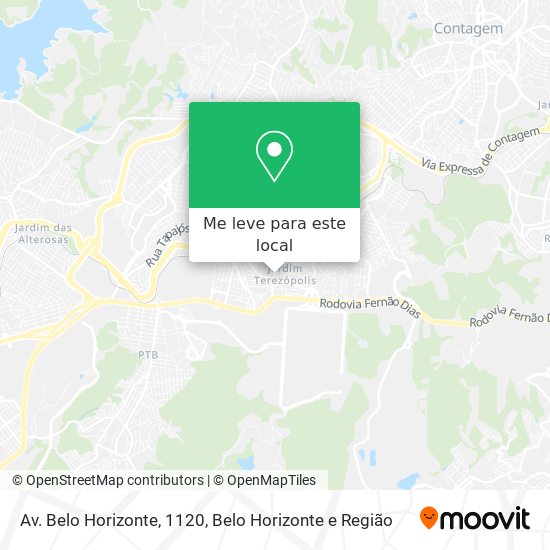Av. Belo Horizonte, 1120 mapa