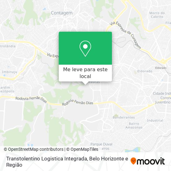 Transtolentino Logistica Integrada mapa