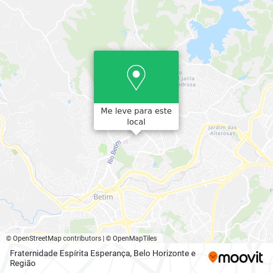 Fraternidade Espírita Esperança mapa