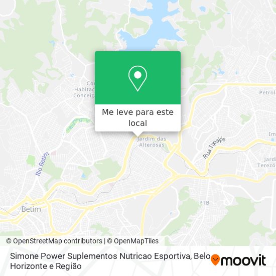 Simone Power Suplementos Nutricao Esportiva mapa