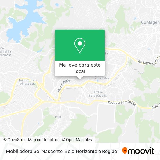 Mobiliadora Sol Nascente mapa