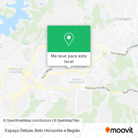 Espaço Deluxe mapa