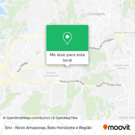 Ibtv - Novo Amazonas mapa