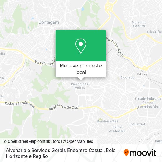 Alvenaria e Servicos Gerais Encontro Casual mapa