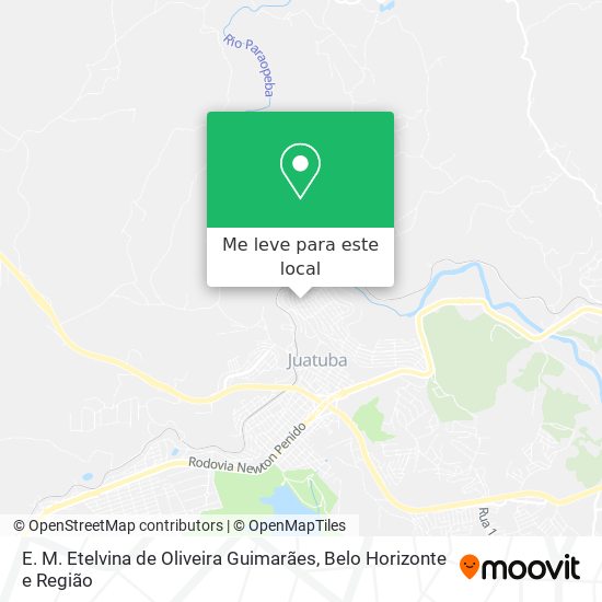E. M. Etelvina de Oliveira Guimarães mapa
