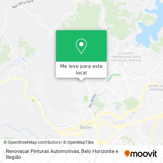 Renovacar Pinturas Automotivas mapa