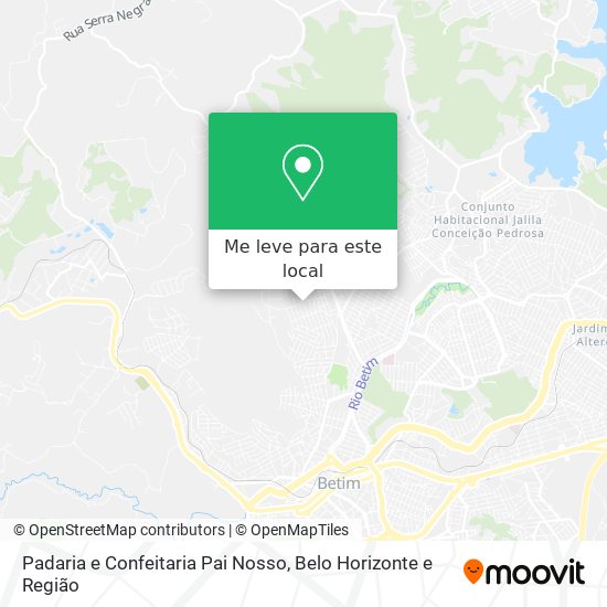 Padaria e Confeitaria Pai Nosso mapa