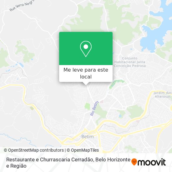 Restaurante e Churrascaria Cerradão mapa