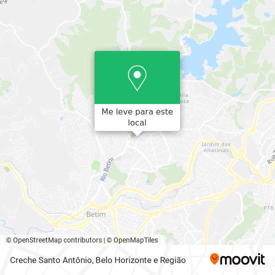 Creche Santo Antônio mapa