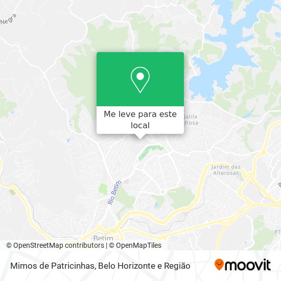 Mimos de Patricinhas mapa