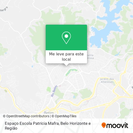 Espaço Escola Patrícia Mafra mapa
