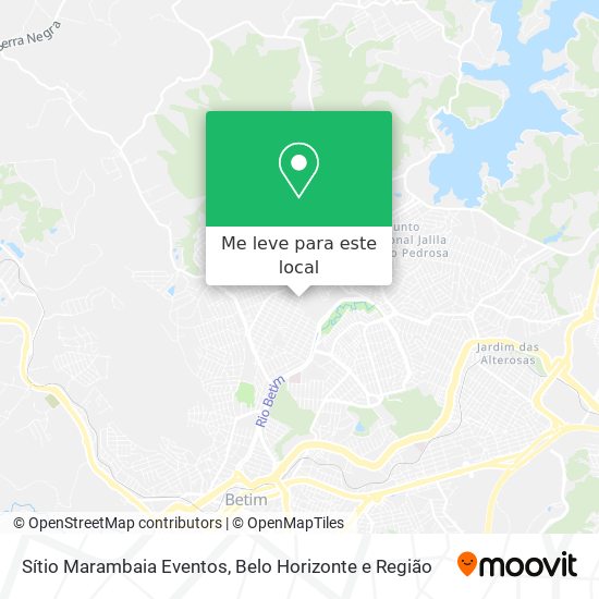 Sítio Marambaia Eventos mapa