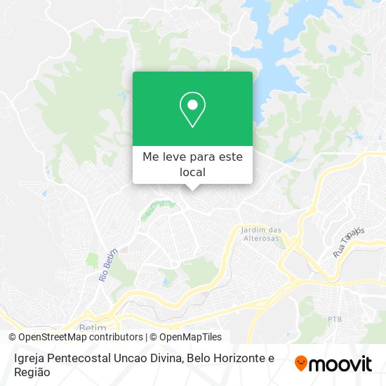 Igreja Pentecostal Uncao Divina mapa