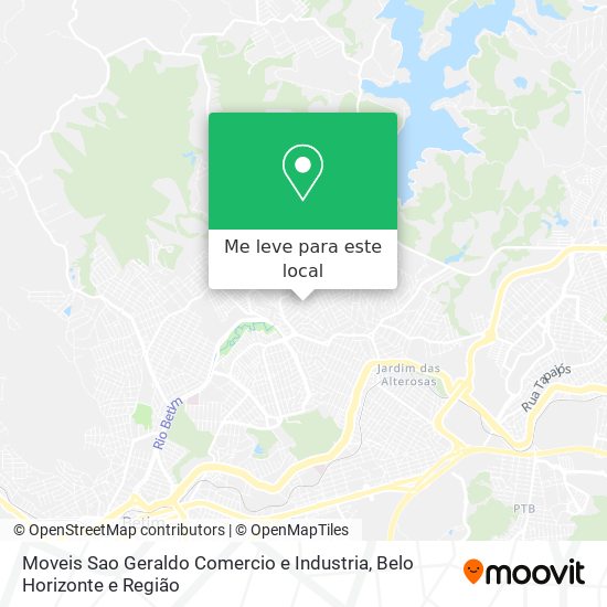 Moveis Sao Geraldo Comercio e Industria mapa