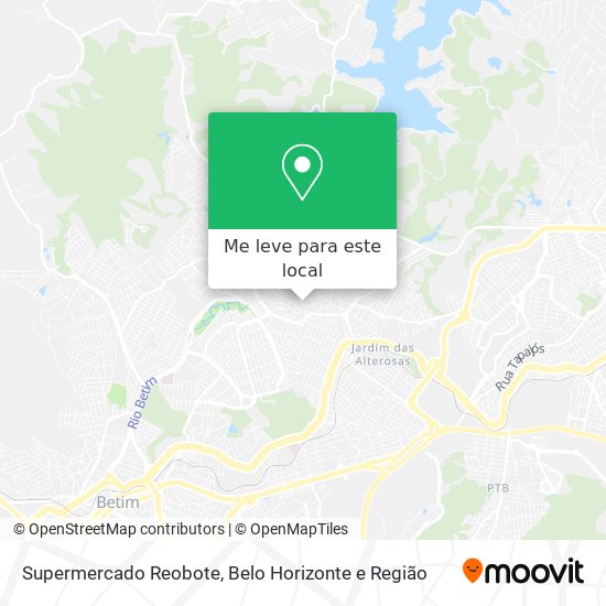 Supermercado Reobote mapa