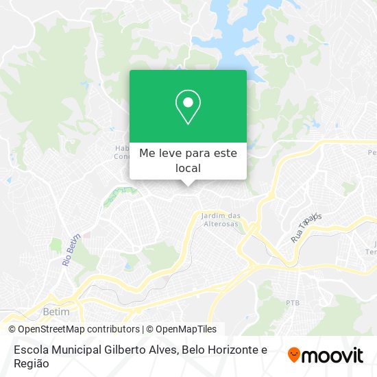 Escola Municipal Gilberto Alves mapa