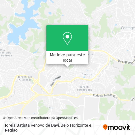 Igreja Batista Renovo de Davi mapa