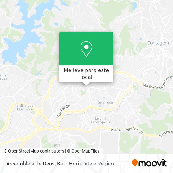 Assembléia de Deus mapa