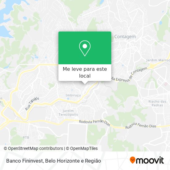 Banco Fininvest mapa