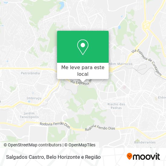 Salgados Castro mapa