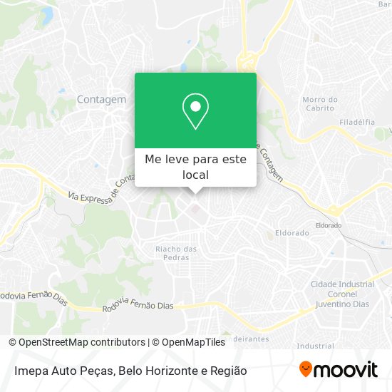Imepa Auto Peças mapa