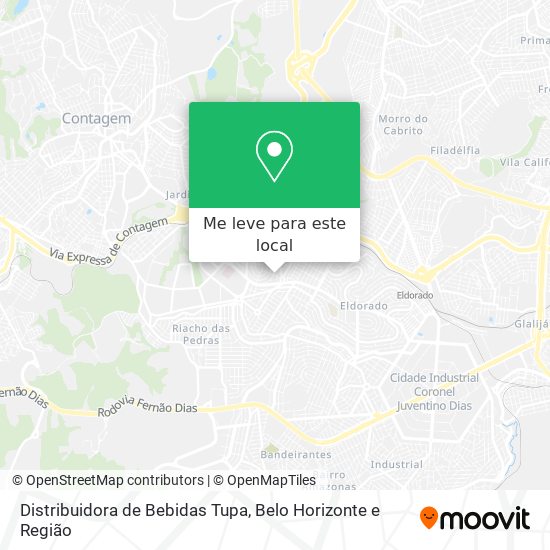Distribuidora de Bebidas Tupa mapa