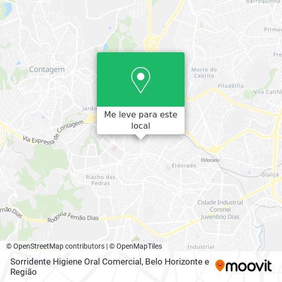 Sorridente Higiene Oral Comercial mapa