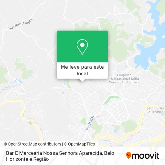 Bar E Mercearia Nossa Senhora Aparecida mapa