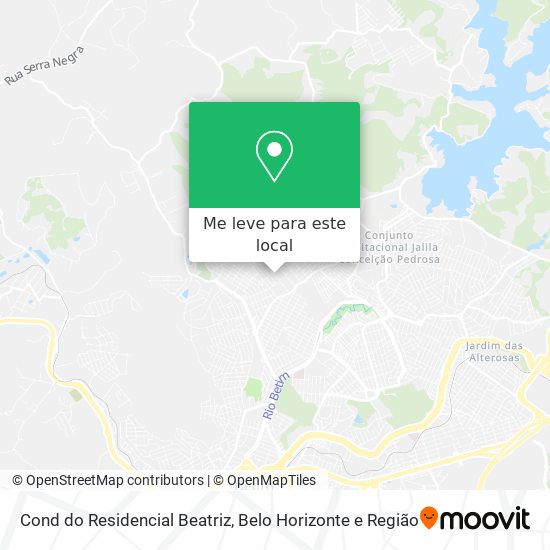 Cond do Residencial Beatriz mapa