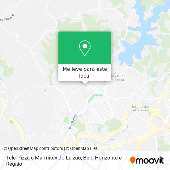 Tele-Pizza e Marmitex do Luizão mapa