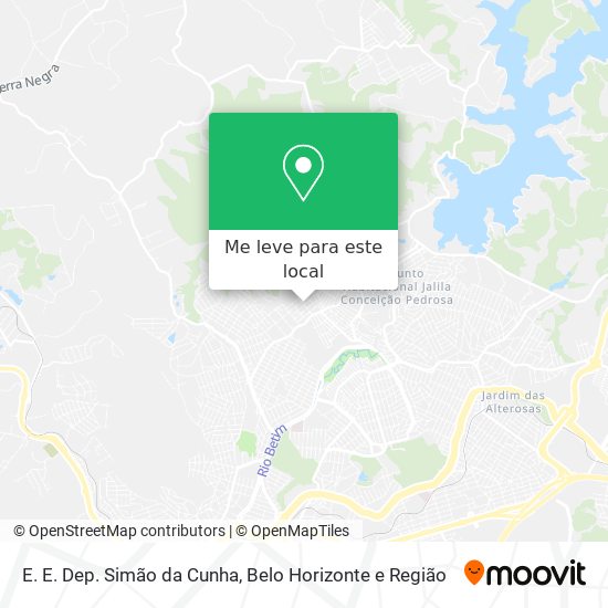 E. E. Dep. Simão da Cunha mapa